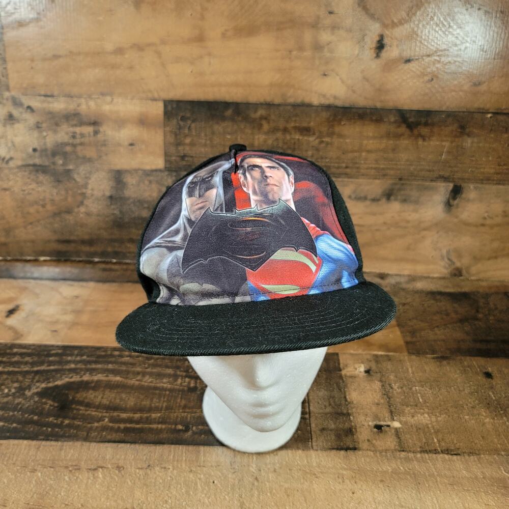 Batman VS. Superman Dawn of Justice Graphic Snap Back Ball Cap-Hat